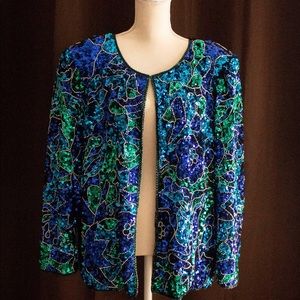 Vintage sequin and beaded top